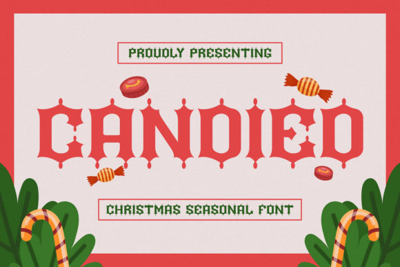Candied Display Font for Handmade Creations