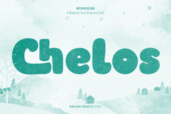 Chelos: A Bouncy Display Font for Modern Web Design