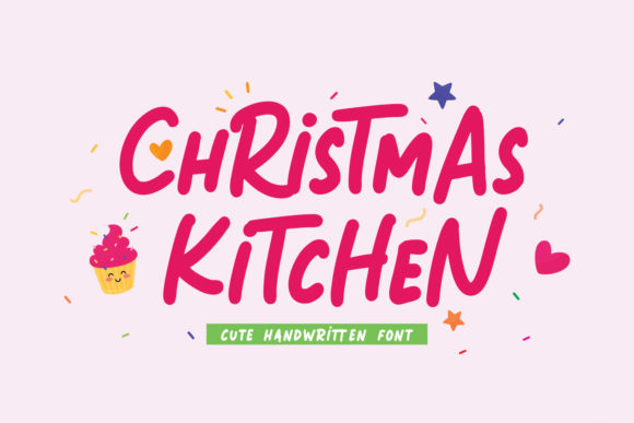 Christmas Kitchen Font for Branding Projects