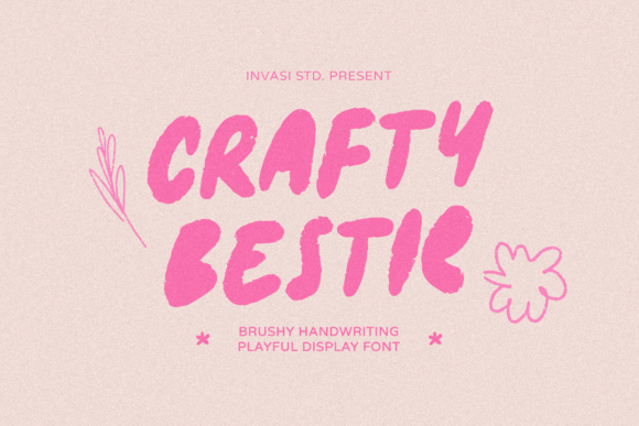 Crafty Bestie Font for Handmade Creations