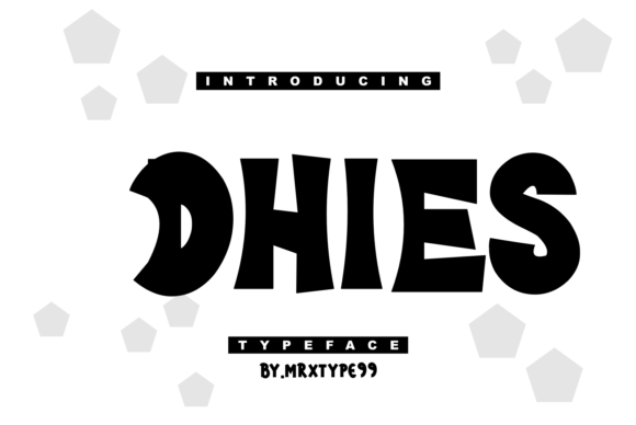 Dhies: A Cool Display Font for Polished Branding