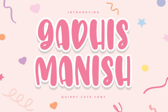 Gadhis Manish Font for Eye-Catching Branding