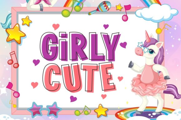 Girly Cute Font for Eye-Catching Designs