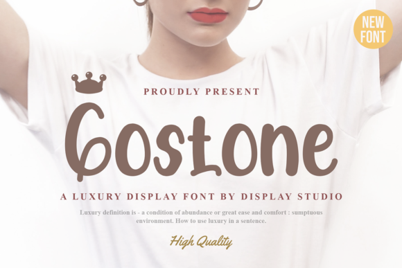 Gostone: A Luxurious Font for Handmade Creations