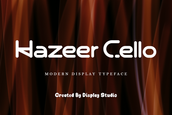 Hazeer Cello: A Modern Display Font for Digital Branding