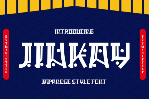 Jinkay Faux Japanese Font for Campaign Creatives