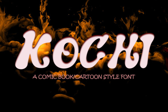 Kochi Display Font for Handmade Creations
