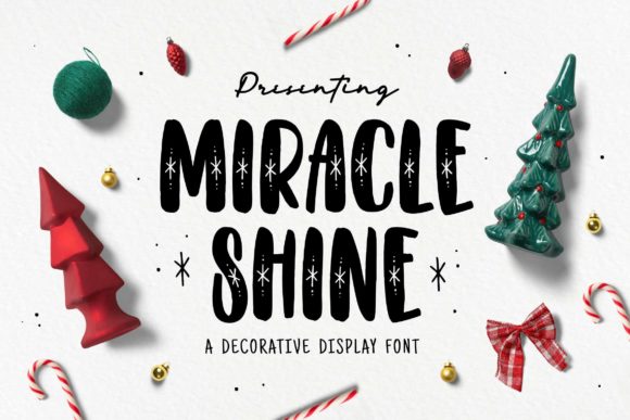 Miracle Shine Font for Seasonal Campaigns