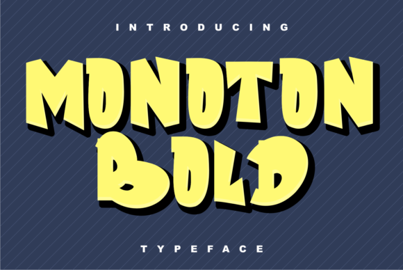 Monoton Bold: A Strong Typeface for Small Business Branding