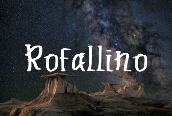 Rofallino: A Display Font for Editorial Elegance