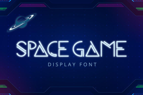 Space Game: A Futuristic Font for Modern Editorial Design
