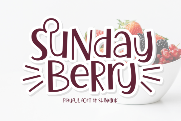 Sunday Berry: A Fresh Display Font for Modern Branding