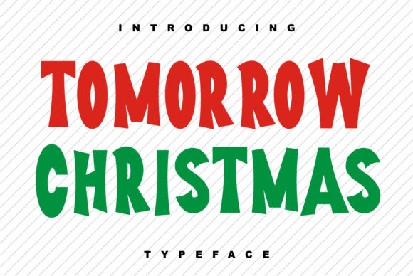 Tomorrow Christmas Font Review for Branding Projects