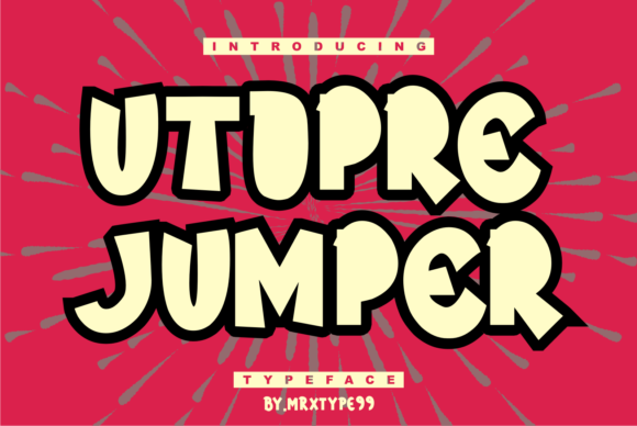 Utopre Jumper: A Professional Display Font for Small Business Branding